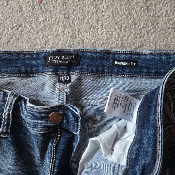 Judy Blue Ripped Skinny Jeans - Light Blue - Picture 6 of 8